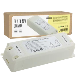 BX3 LIGHT Driver LED CM-48VADDR-EMI 40W, sortie 50-76VDC 600mA, DALI Classe II avec filtre EMI, pour éclairage LED professionnel