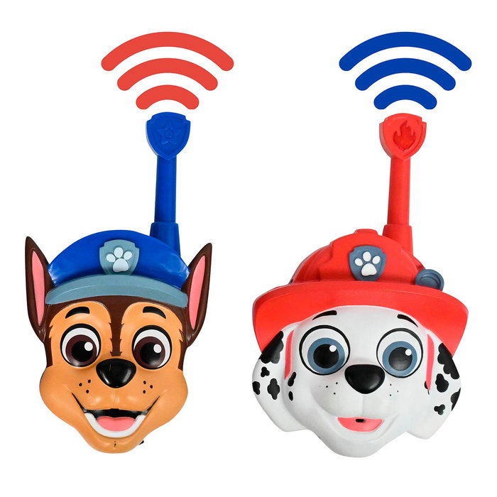LEXIBOOK Walkie Talkies PAW PATROL - Jouets 3D pour enfants, communication jusqu'à 500 mètres, pour 3 ans et plus