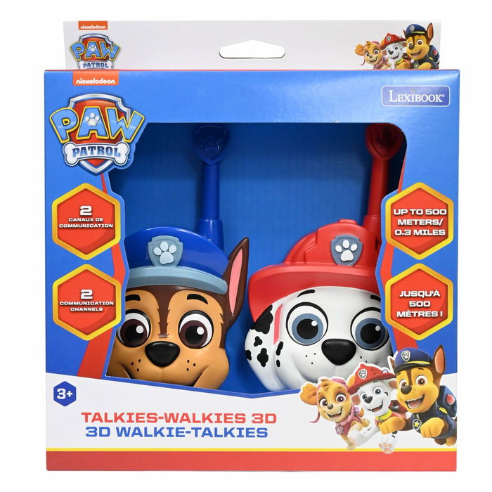 LEXIBOOK Talkies-walkies 3D Pat'Patrouille