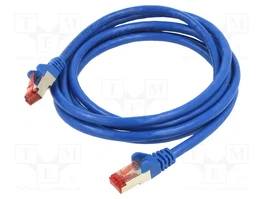 GOOBAY Câble Ethernet Patch Cord Cat 6 S/FTP 2m Bleu