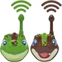 Lexibook Talkies-walkies pour enfants Dinosaures 3D, portée 500 m, 2 canaux, design ergonomique, à partir de 3 ans