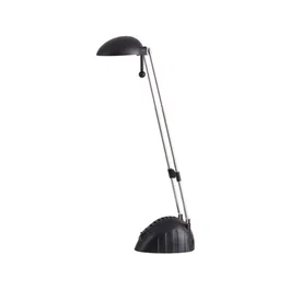 RABALUX RAB-4334 Lampe de Table LED "Ronald" 5W 350 Lm Blanc Froid 4000K, Abat-Jour Orientable en Plastique Noir