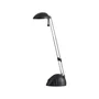 RABALUX RAB-4334 Lampe de Table LED "Ronald" 5W 350 Lm Blanc Froid 4000K, Abat-Jour Orientable en Plastique Noir