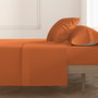 Taie d'oreiller Happy Home Orange 50 x 75 cm 2 Unités