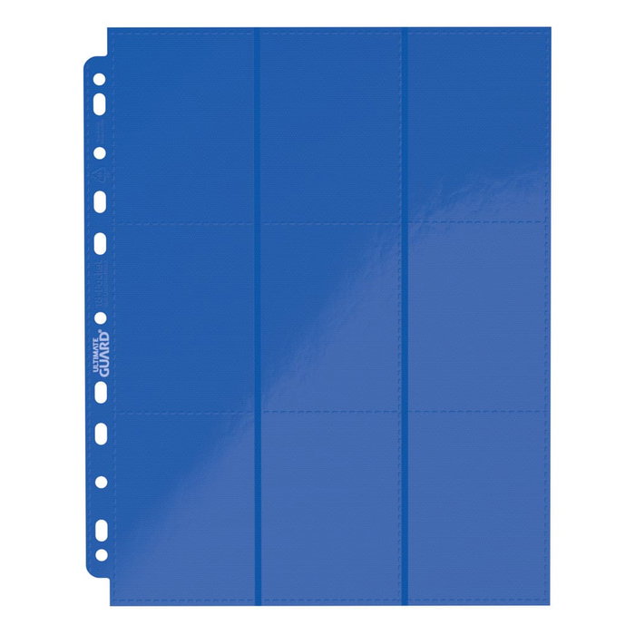 Ultimate Guard 18-Pocket Pages Side-Loading (10) - Blue