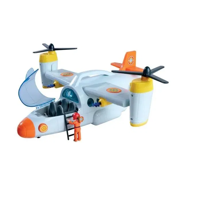 Silvertorn - Jouet SLP Avion de Sauvetage Oiseau de Feu de Sam le Pompier - Mixte - Gris - 41 x 19 x 39 cm - À partir de 3 ans