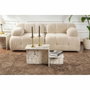 BigBuy Home Table basse Harmony effet marbre Freesia 80 x 40 x 40 cm