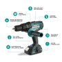 Hantums Taladro-visseuse percutor sans fil 20V