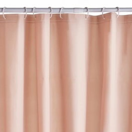 Today Rideau de douche gaufré Rose PEVA 180 x 200 cm