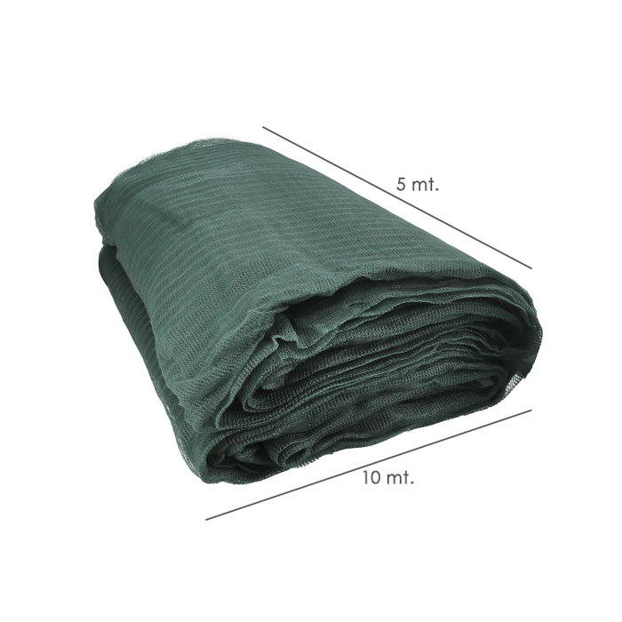 SATURNIA Bâche de récolte couleur olive 5 x 10 mètres