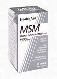 HEALTH AID MSM 1000 mg, 90 comprimés