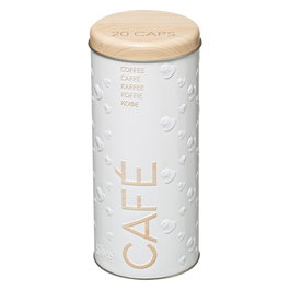 5Five Boîte métallique Scandi nature pour capsules de café