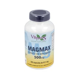 VBYOTICS MAGMAX Citrate de Magnésium 500 mg, 100 capsules