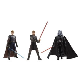 Hasbro Star Wars Vintage Collection Pack de 3 figurines The Journey of Anakin Skywalker