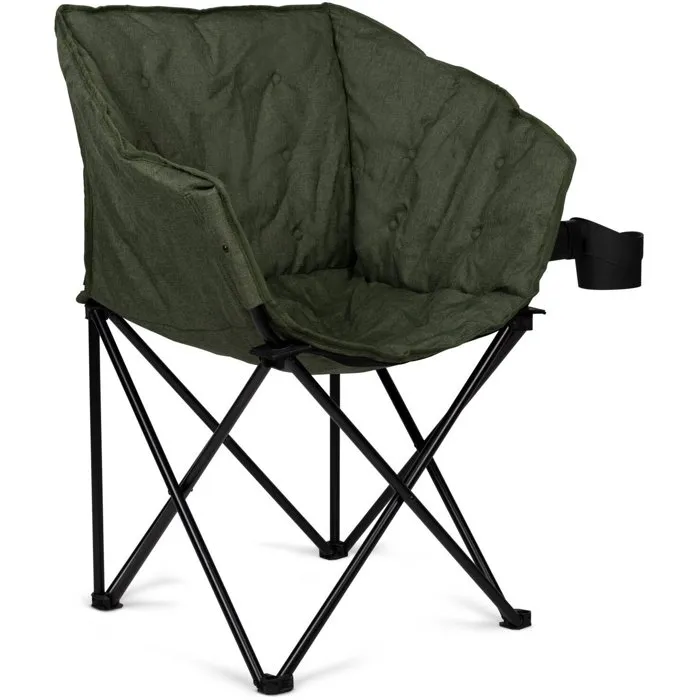 Kampa TUBB Chair Green - Fauteuil pliable rembourré Vert foncé