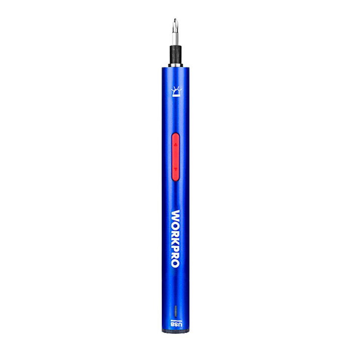Workpro Kit de tournevis de précision rechargeable USB 3,6 V, 26 pièces