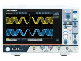GW INSTEK Oscilloscope numérique DSO 4 canaux 500MHz 500Mpts LCD TFT 10,1 pouces