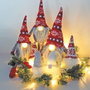 Bambasy Gnome de Noël LED suspendu Gelbin 26cm Gris