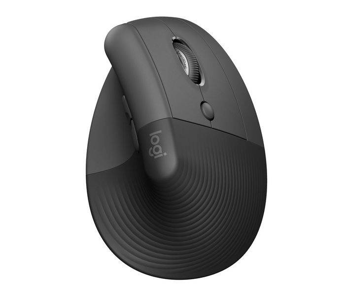 Logitech Lift for Business - Souris ergonomique verticale sans fil pour entreprise - Bluetooth et Logi Bolt - 57° d'angle optimal