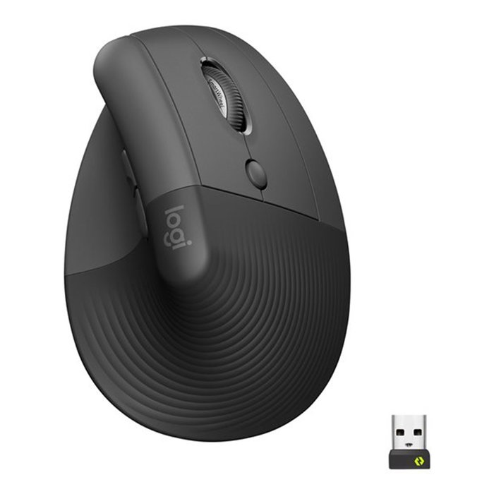 Logitech Lift for Business, Souris ergonomique verticale Graphite