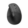 Logitech 910-006494 Souris Verticale Lift Ergonomique pour le Travail, USB Bluetooth, Noir