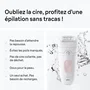 Braun Épilateur électrique sans fil Silk-épil 5 SE5-011 - 2 modes, étanche, 40 min d'autonomie - Blanc et Rose