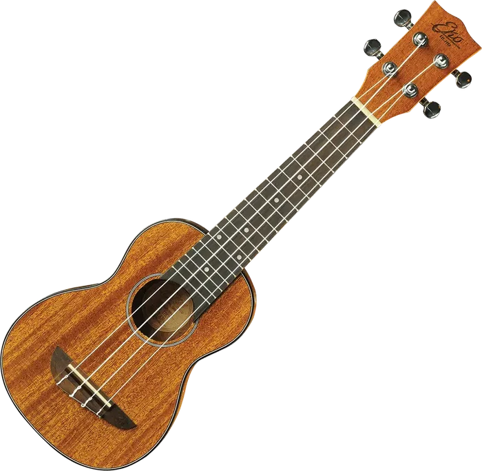 EKO Duo Ukelele Soprano en Acajou Pack avec Housse et Accessoires EKO Duo Ukelele Soprano en Acajou Pack avec Housse et Accessoires