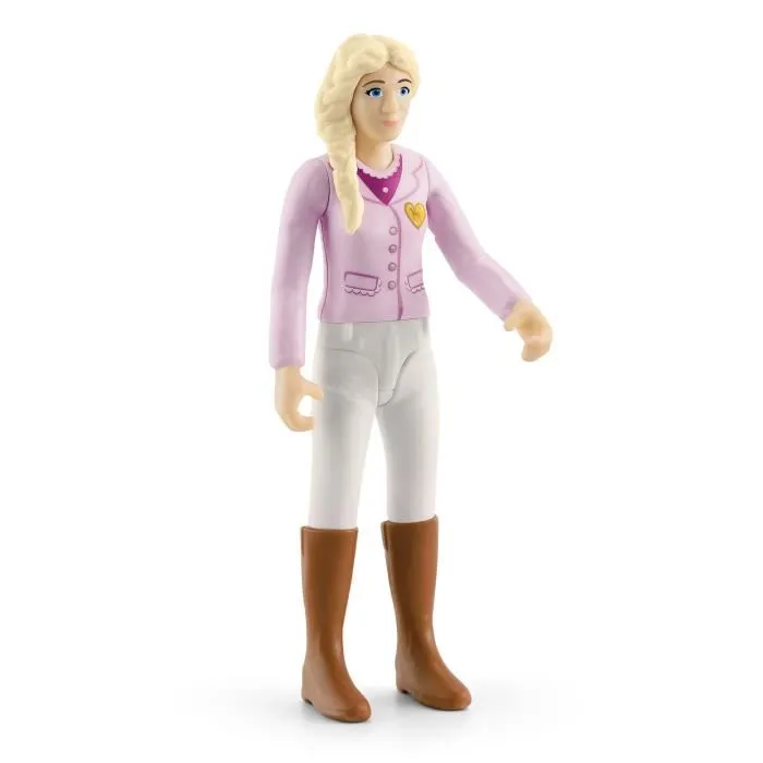 Schleich Horse Club 42593 - Coffret Caravane Rencontres Secrètes avec Figurine Cheval, Jouet pour Enfants dès 5 Ans