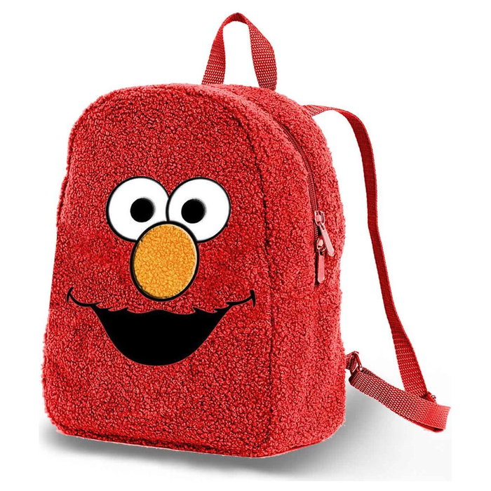 Karactermania Sac à dos Elmo Plush Face Rouge