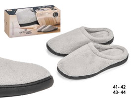 GIFTDECOR Zapatilla estar por casa homme gris de taille 41-44