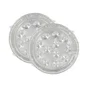 Fackelmann Lot de 2 x 10 plats à escargots en aluminium 17,5 cm - 20 barquettes rondes