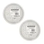 Fackelmann Lot de 2 x 10 plats à escargots en aluminium 17,5 cm - 20 barquettes rondes