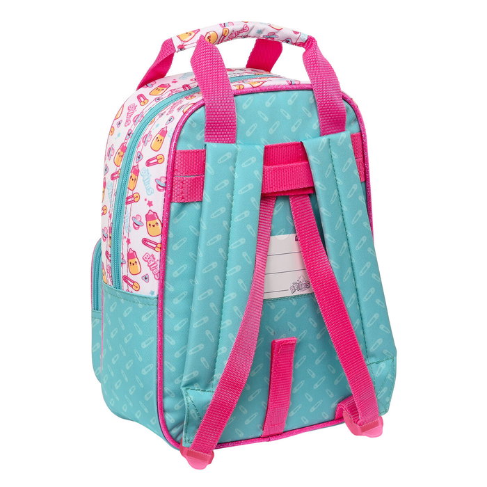 Cartable The Bellies 20 x 28 x 8 cm Violet Turquoise Blanc Cartable The Bellies 20 x 28 x 8 cm Violet Turquoise Blanc