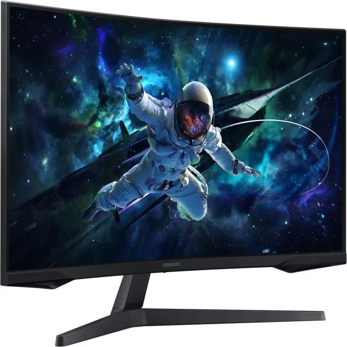 Samsung LS32CG552EUXEN - Ecran PC Gamer Incurvé 32" - WQHD 2560x1440 - Dalle VA - 165 Hz - 1 ms - HDR10 - AMD FreeSync - 1000R