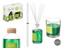 Acorde Coffret Mikado Bougie 100 ml Bambou 30h 19x15x7cm Verre (Set de 6)