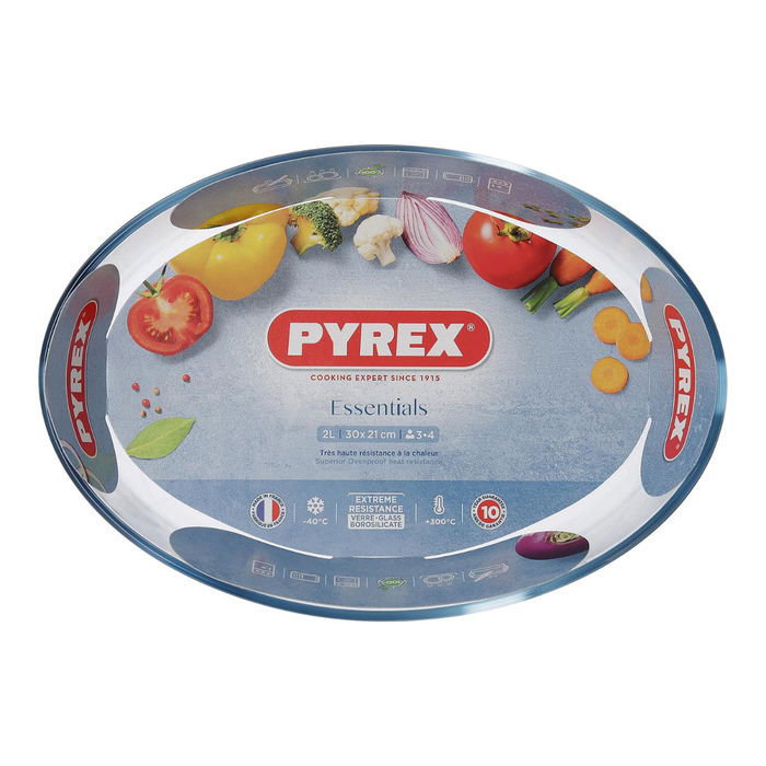 Fuente Oval Horno Boro Iconic'S Pyrex 30x21x7 cm Fuente Oval Horno Boro Iconic'S Pyrex 30x21x7 cm