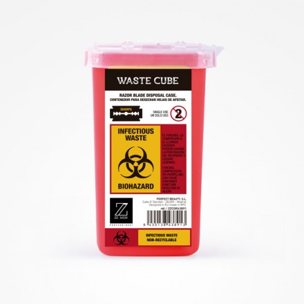 Zzmen Waste Cube Conteneur pour lames de rasoir Zzmen Waste Cube Conteneur pour lames de rasoir