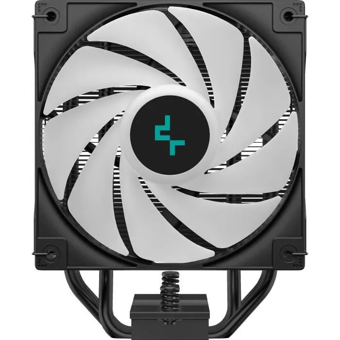 Deepcool AG400 Digital PLUS ARGB Noir - Ventirad CPU avec Affichage Digital, 2 Ventilateurs 120mm A-RGB, Compatible Intel LGA1700/1200 & AMD AM5/AM4 - 75.89 CFM, <31.6 dBA