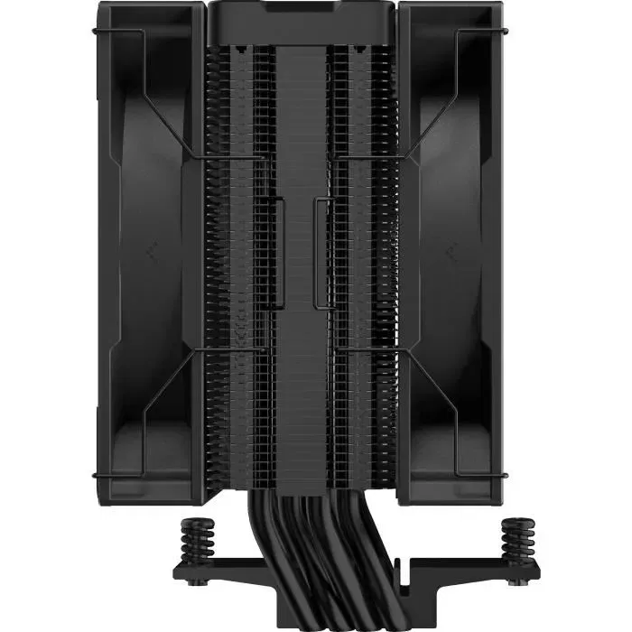 Deepcool AG400 Digital PLUS ARGB Noir - Ventirad CPU avec Affichage Digital, 2 Ventilateurs 120mm A-RGB, Compatible Intel LGA1700/1200 & AMD AM5/AM4 - 75.89 CFM, <31.6 dBA