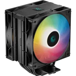 Deepcool AG400 Digital PLUS ARGB Noir - Ventirad CPU avec Affichage Digital, 2 Ventilateurs 120mm A-RGB, Compatible Intel LGA1700/1200 & AMD AM5/AM4 - 75.89 CFM, <31.6 dBA