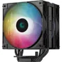 Deepcool AG400 Digital PLUS ARGB Noir - Ventirad CPU avec Affichage Digital, 2 Ventilateurs 120mm A-RGB, Compatible Intel LGA1700/1200 & AMD AM5/AM4 - 75.89 CFM, <31.6 dBA