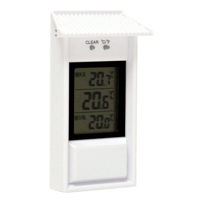 Stil Thermomètre électronique mini-maxi blanc