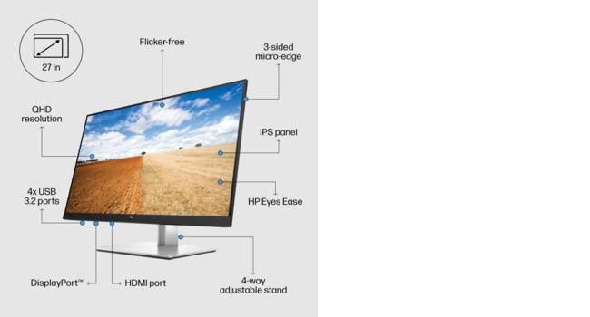 HP E27q G4 QHD 27 pouces