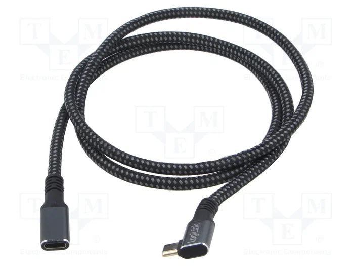 LOGILINK Câble USB 3.2 Gen 2 Type-C à 90°, 1m LOGILINK Câble USB 3.2 Gen 2 Type-C à 90°, 1m