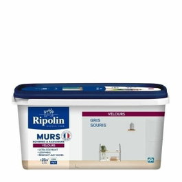 Ripolin Peinture Aspect Velours Gris Souris - 2,5 L
