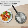 Fackelmann Batterie de cuisine en inox 11 pièces Geneva - 2 poêles 20 & 24 cm, 3 casseroles 12, 16, 20 cm, 6 ustensiles, Tous feux dont induction