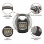 Master Lock Cadenas à combinaison en acier inoxydable 70mm M40EURDNUM