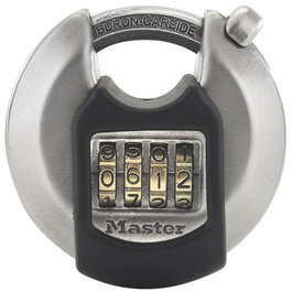 Master Lock Cadenas à disque en acier inoxydable M40EURDNUM