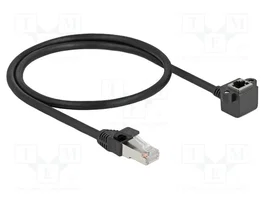 DELOCK Extendeur Ethernet Cat 6 F/UTP 0,5m Noir