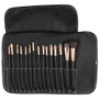 Cosmetic Club Estuche 15 Brochas Maquillaje avec housse enroulable